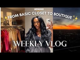 TURNING MY PENTHOUSE INTO A PALACE EP 2 | DESIGNING BASIC CLOSET TO BOUTIQUE, NEW BED, DIVORCE TALK