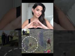 Nora Fatehi Shocking Bungee Jumping Video #norafatehi #bollywood