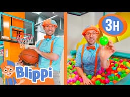 Ball Pit And Basketball FUN! |  Blippi and Meekah Best Friend Adventures | Educational Videos