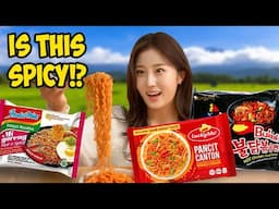 Philippines vs Korea vs Indonesia: Koreans Try the Ultimate Spicy Noodles