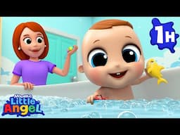 Bath Song - Have fun with Baby John | Colorful Little Angel Sing Along Nursery Rhymes