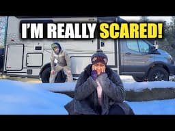 We made a Big ROOKIE MISTAKE Winter Camping (living in my camper van) - RV Life