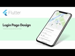 Flutter Uber App - Login Page Design