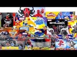 Spider-Man vs Venom toy collection ASMR unboxing | Spider-Man and Venom action figures | toy review