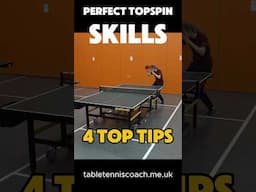 Perfect topspin rallying skills - 4 top tips