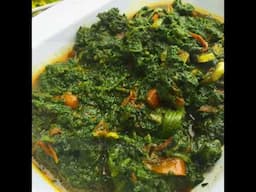 Pumpkin leaves or muboora,a traditional Zimbabwean relish.