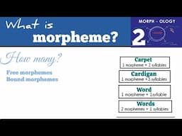 "Understanding Morphemes: Types, Functions, and Examples in Linguistics"