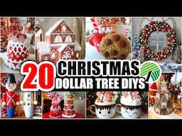 20 *BEST* Dollar Tree Christmas DIYS for 2024 (hacks to try now to transform your home!)