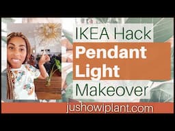 DIY IKEA Hacks Affordable Pendant Light Makeover [ Ikea Hacks 2021 ]