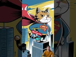 Superman’s Secret Love for Cats – You Won’t Believe It! #superhero