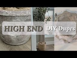 High End DIY Dupes | Olive Atelier & Crate & Barrel Inspired Home Decor on a Budget