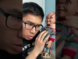 CAN'T BELIEVE WHAT I FOUND HIDDEN INSIDE CHUCKY! PT 2😱 (CLICK ABOVE 👆🏻 FOR NEXT PART) #shorts