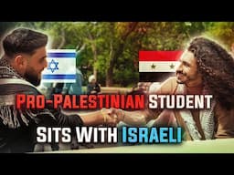 Pro-Palestinian Student Sits With Israeli