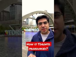 How to pronounce “TORONTO”? #shorts