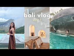 BALI VLOG #1🏝️: trip to bali w/ fam, padma resort ubud, chill vlog, lots of food and coffee