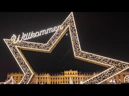 Schönbrunn Palace Wien!Frohe Weihnachten so wie ein glückliches und erfolgreiches Neues Jahr 2025!