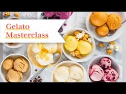 GELATO MASTERCLASS: Make the best Italian ice cream AT HOME!