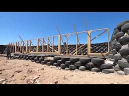 Refuge Earthship "R2D2" Work In Progress May 1st 2024