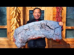 Huge Beef Steak Wrapped in Mud! Roasted for the Whole Day in the Kiln! | Uncle Rural Gourmet