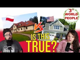 3rd WORLD PEOPLE REACT: DIFFERENCE BETWEEN AMERICAN AND POLISH HOUSES | POLAND REACTION