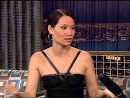 Lucy Liu Learned Samurai Sword Fighting from Sonny Chiba | Late Night with Conan O’Brien