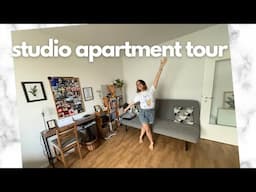 Studio apartment tour - my whole life in 30 sqm/323 sqft in Berlin