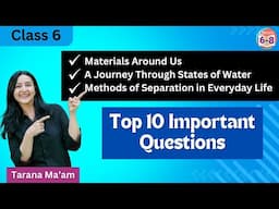 Top 10 Important Questions from Chemistry | Science | CBSE | Class 6