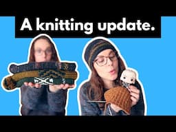 A good ol' fashioned KNITTING UPDATE! #knittingpodcast