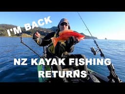 NZ kayak fishing channel returns after two year break | New Zealand lure fishing action