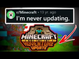 Why 1000s of Minecraft Players REFUSE To Play this Version...