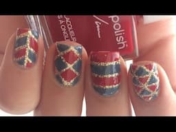 Four Nail Art Designs Using Nail Tape