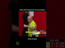 When MVG almost hit two nine-darters back-to-back!