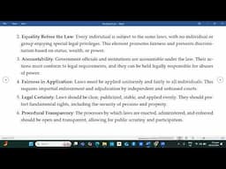 LLB CONSTITUTIONAL LAW-  THE RULE OF LAW-