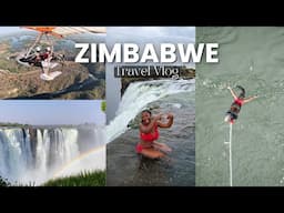 I went viral! Zimbabwe Travel Vlog | Victoria Falls, Devils Pool, Bungee Jumping & more