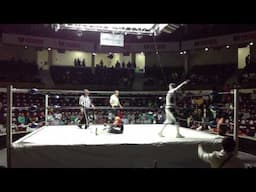 Palenque Aguascalientes 7 marzo 2013 Volador Jr y Terrible VS Rush y La Sombra 1