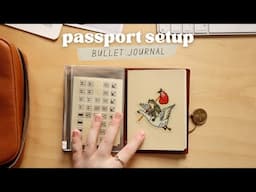 my passport travelers notebook setup for 2025 ✸ bullet journal