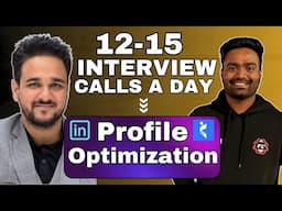 12 Interview Calls Everyday | How he optimized his Linkedin and Naukri