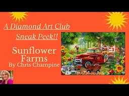 A Diamond Art Club 🌻SNEAK PEEK!🌻Sunflower Farms!