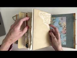 Quick Tip Thursday - Episode # 48 How - To Use Dies and Embossing Folders To Decorate Journal Pages