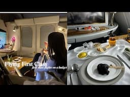 Flying first class on budget in 2025| first class flights hacks & tricks