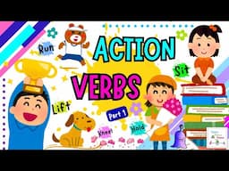 Action Verbs For Kids | Common Action Verbs In English | Kids Vocabulary | Best Learning Video