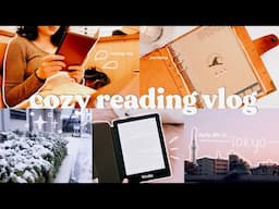 COZY READING VLOG ✨🍵 life in Japan, reading, journaling #booktube #reading #journal