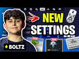 Boltz Reveals NEW Settings Fortnite Chapter 6! (UPDATED 2025)