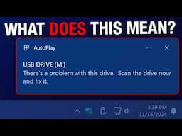 What Does "Problem With This Drive" Error ACTUALLY Mean?