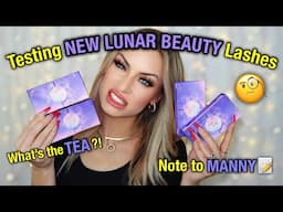 Testing NEW Lunar Beauty Lashes | What's the Tea ?! 🧐