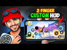 i Got World's Fastest [ 2 FINGER ] Custom HUD - Free Fire 🔥| Top 3 Pro Custom HUD In 2024