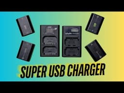 Newell Best Dual USB-C Charger for Sony, Nikon & Canon Cameras! Fast & Reliable Charging