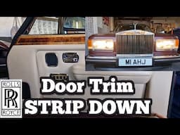 How to REMOVE DOOR CARD & TRIM on the Rolls-Royce Silver Spirit III. Also a workshop catch up! Ep.27