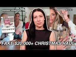 Influencers EXPOSED: FAKE $20,000+ Bag Hauls & Lifestyle Lies!