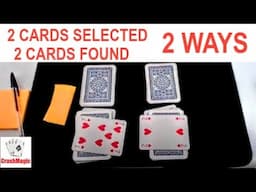 Double Stop Card Trick Performance